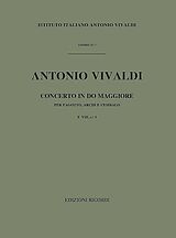 Antonio Vivaldi Notenblätter CONCERTO DO MAGGIORE PER FAGOTTO