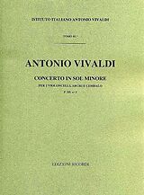 Antonio Vivaldi Notenblätter Konzert g-Moll F.III-2 für