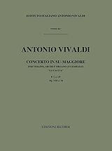 Antonio Vivaldi Notenblätter Concerto in sib maggiore op.8,10