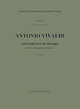 Antonio Vivaldi Notenblätter Konzert e-Moll F.I,37 für Violine, Streicher