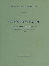 Antonio Vivaldi Notenblätter Concerto do maggiore RV 425/p 134/f