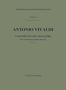 Antonio Vivaldi Notenblätter Concerto sol maggiore F5.2