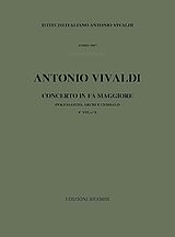 Antonio Vivaldi Notenblätter CONCERTO IN FA MAGGIORE F8,8 PER