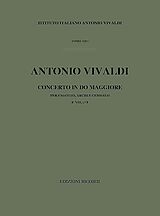 Antonio Vivaldi Notenblätter KONZERT C-DUR FANNA VIII,9