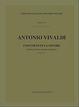 Antonio Vivaldi Notenblätter Concerto la minore F.VI-9