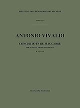 Antonio Vivaldi Notenblätter Konzert D-Dur für Flöte, Steicher und Cembalo