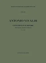 Antonio Vivaldi Notenblätter Konzert h-Moll RV386für Violine