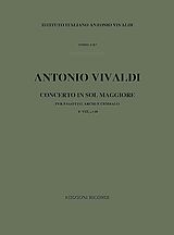 Antonio Vivaldi Notenblätter Konzert G-Dur F.VIII-30