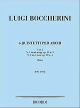 Luigi Boccherini Notenblätter 6 Streichquintette Band 1 (Nr.1-2)