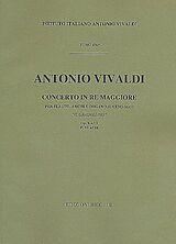 Antonio Vivaldi Notenblätter Concerto re maggiore F.VI-14 op.10,3