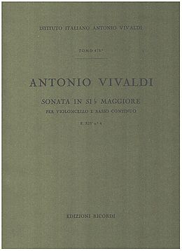 Antonio Vivaldi Notenblätter Sonate in Bb-Dur