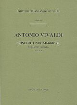 Antonio Vivaldi Notenblätter Concerto do maggiore F.XI,44