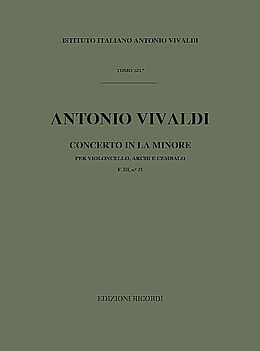 Antonio Vivaldi Notenblätter Konzert a-Moll RV420 für Violoncello