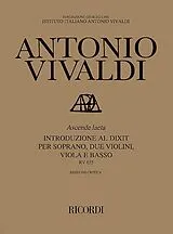 Antonio Vivaldi Notenblätter ASCENDE LAETA RV635 FUER SOPRAN