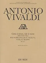 Antonio Vivaldi Notenblätter Canta in prato ride in monte RV623