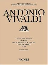 Antonio Vivaldi Notenblätter Laudate pueri RV600 Psalm 112