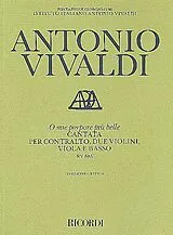 Antonio Vivaldi Notenblätter O mie porpore più belle RV685 für