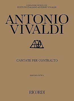 Antonio Vivaldi Notenblätter Cantate per contralto