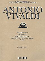Antonio Vivaldi Notenblätter Nisi Dominus RV608 per contralto