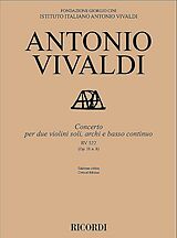 Antonio Vivaldi Notenblätter Concerto RV 522 op.3,8