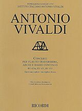 Antonio Vivaldi Notenblätter Concerti RV431a, RV431, RV432