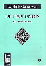 Kaj-Erik Gustafsson Notenblätter De Profundis für Männerchor a cappella