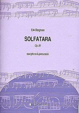 Erik Bergmann Notenblätter Solfatara op.81 für Altsaxophon