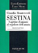 Claudio Monteverdi Notenblätter Sestina
