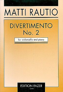 M. Rautio Notenblätter Divertimento Nr.2 für Violoncello