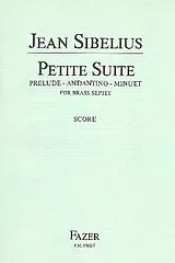 Jean Sibelius Notenblätter Petite suite for brass septet