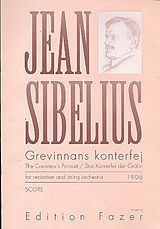 Jean Sibelius Notenblätter Das Konterfei der Gräfin für Recitation