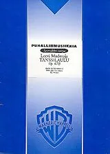 Leevi Madetoja Notenblätter Dance Song op.67,3 . for percussion