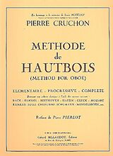Pierre Cruchon Notenblätter Méthode de hautbois