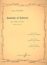 Louis Ganne Notenblätter Andante et Scherzo pour