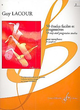 Guy Lacour Notenblätter 50 études faciles et progressives vol.2