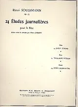 Heinrich Soussmann Notenblätter 24 Études journalières op.53