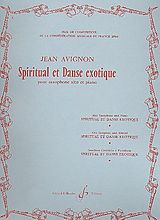Jean Avignon Notenblätter Spiritual et danse exotique