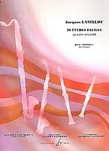 Jacques Lancelot Notenblätter 20 études faciles