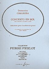 Domenico Cimarosa Notenblätter Concerto sol majeur