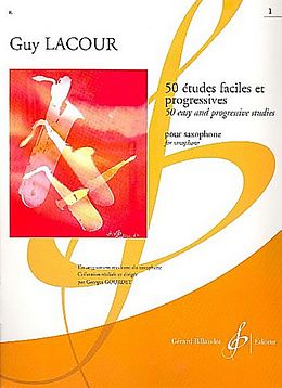Guy Lacour Notenblätter 50 études faciles et progressives vol.1