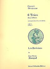 Francois Devienne Notenblätter 6 trios vol.2 (nos.4-6) pour 3 flûtes