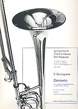 Christian Gouinguene Notenblätter Concerto pour trombone et orchestra a cordes