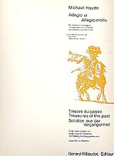 Johann Michael Haydn Notenblätter Adagio und Allegro für Horn