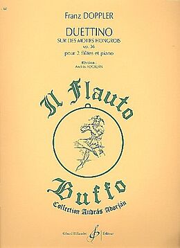 Albert Franz Doppler Notenblätter Duettino sur des motifs hongrois op.36