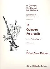 Pierre Max Dubois Notenblätter 14 quatuors progressifs pour