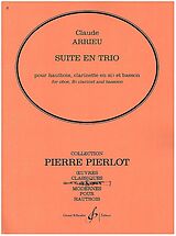 Claude Arrieu Notenblätter Suite en trio pour hautbois
