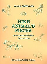 André Amellér Notenblätter 9 Animals Pieces pour