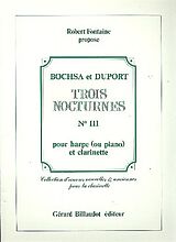 Charles ( Père) Bochsa Notenblätter Nocturne Nr.3 für Harfe (Klavier) und Klarinette