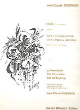 Jean-Claude Tavernier Notenblätter 2 Duos vol.1 pour percussion