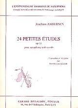 Joachim Andersen Notenblätter 24 petites études op.33
